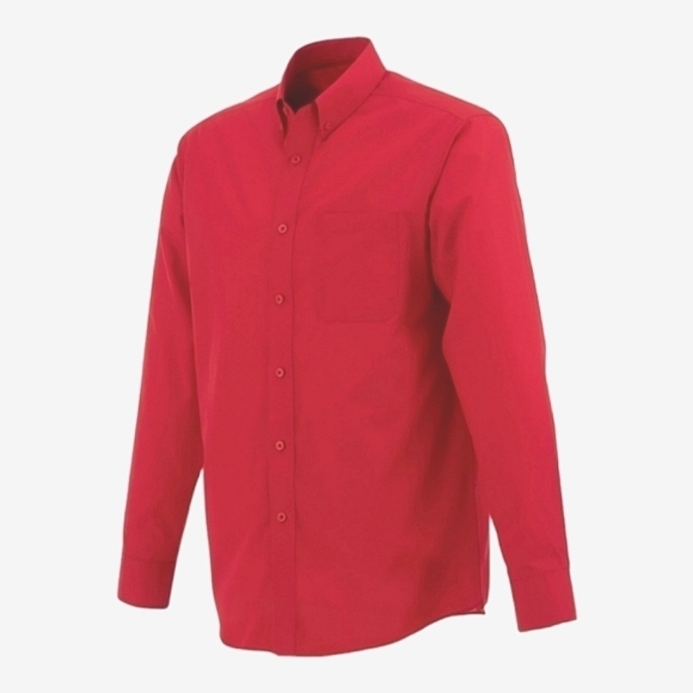 Men's Elevate Red Dress Shirt  Size Large